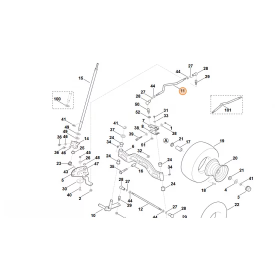 STIHL  Drążek 6170 703 1721